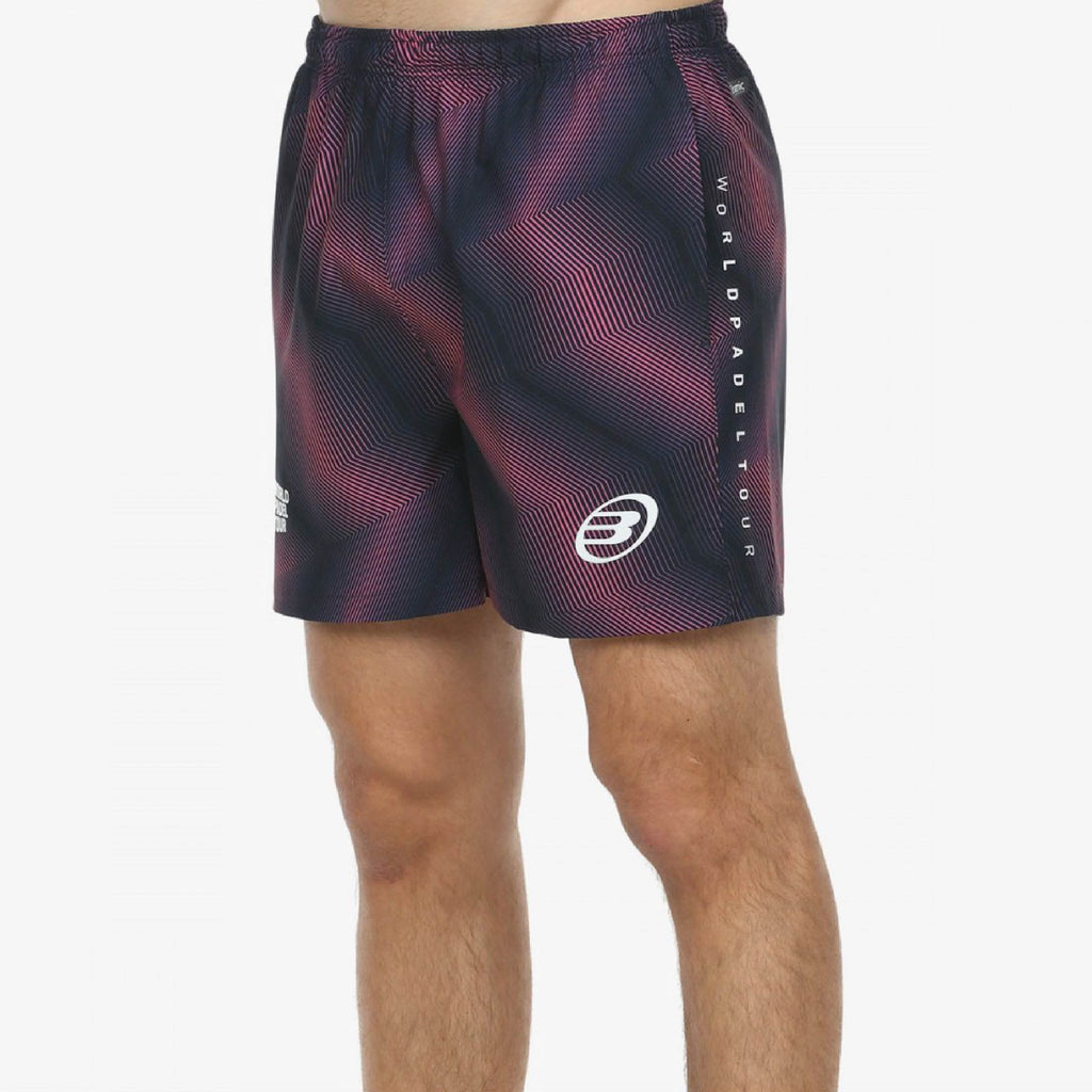  Barcelona Padel Tour, Pantalones cortos con bolsillos para  hombre, Short in Breathable Fabric with Padel Print